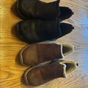 2 pairs of Skechers booties. Very comfortable air cooled memory foam